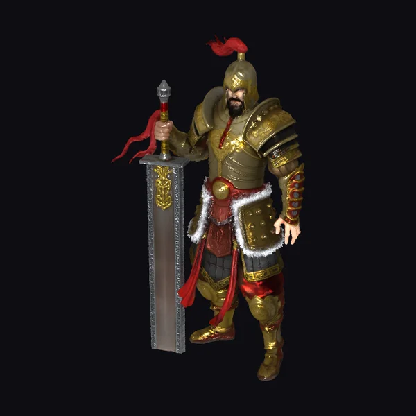 Ancient Warrior with Sword