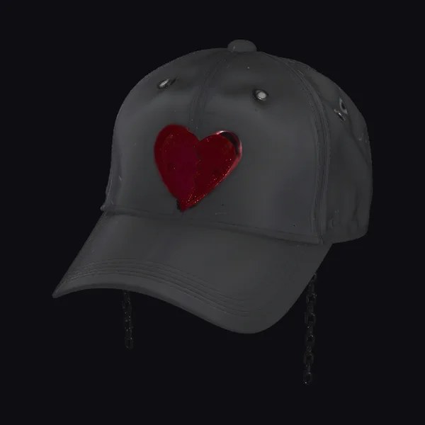 Black Chain Baseball Cap