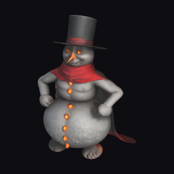 Snowman in Top Hat