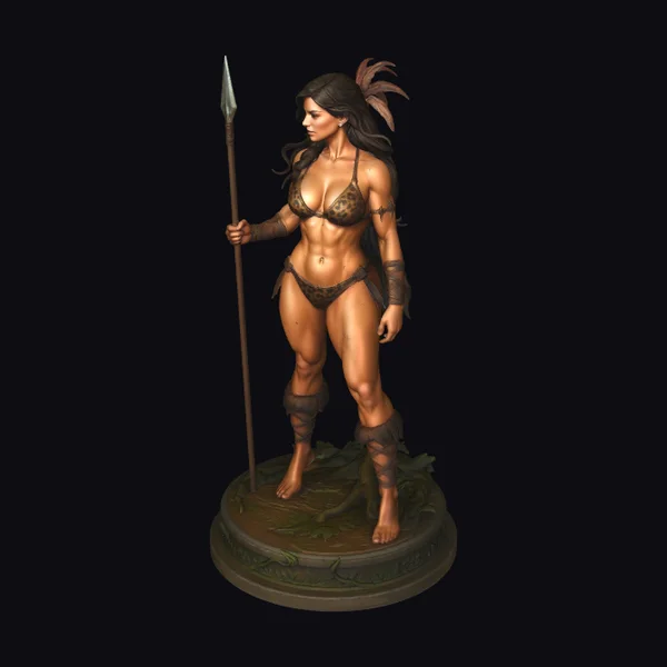 Amazon Warrior with Spear