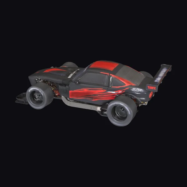 Red Black Racing Car