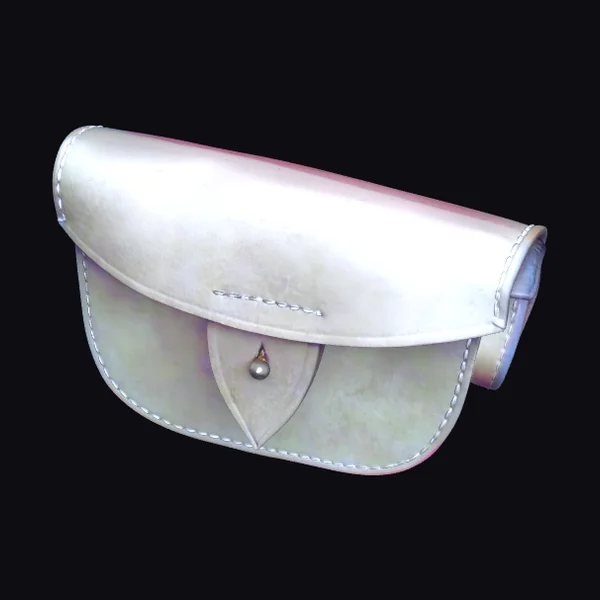 Tan Suede Belt Pouch