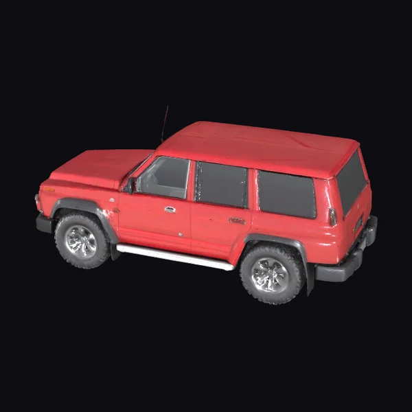 Red SUV Vehicle