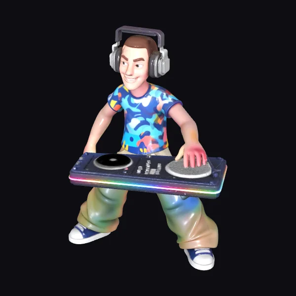 DJ with Headphones