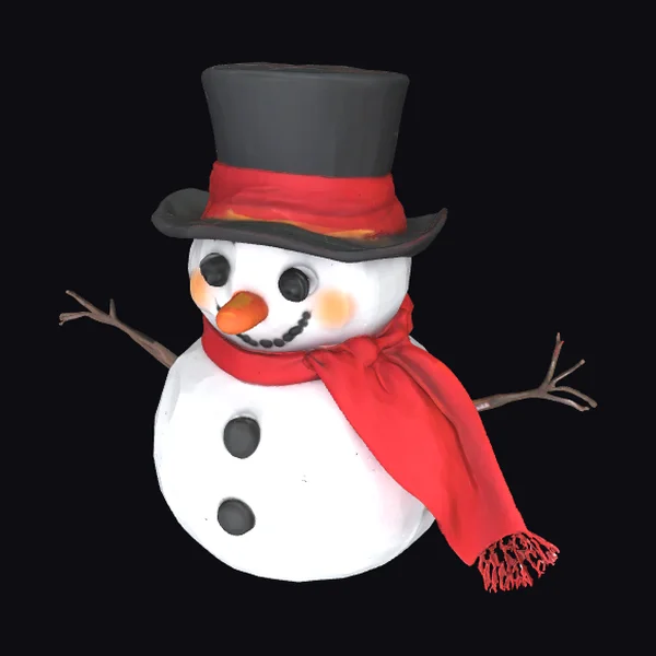 Cute Snowman Figurine