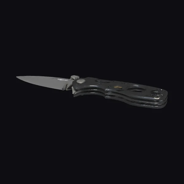 Black Folding Pocket Knife