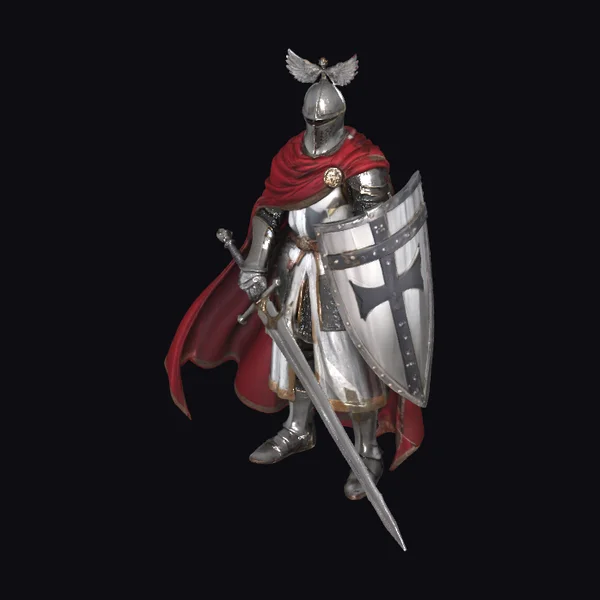 Armored Knight with Sword