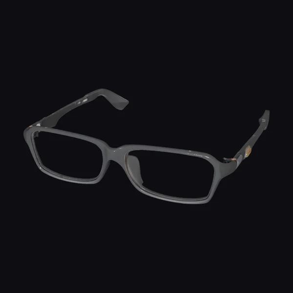 Black Rectangular Eyeglasses