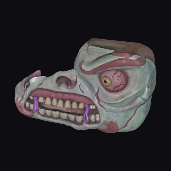 Zombie Mouth and Eye