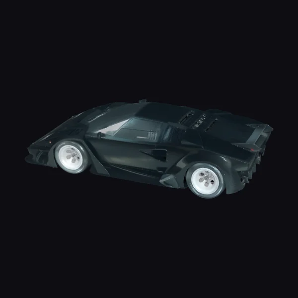 Black Lamborghini Car Model