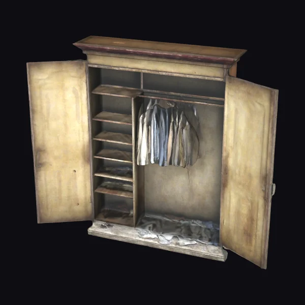 Vintage Wooden Closet