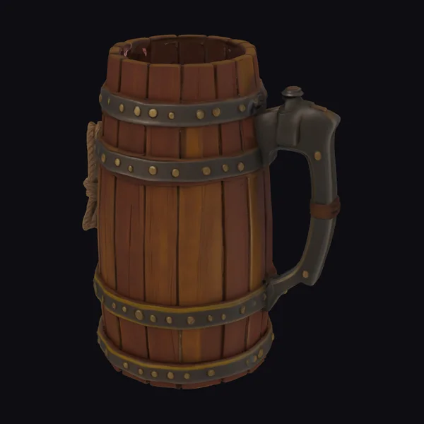 Wooden Tankard Mug
