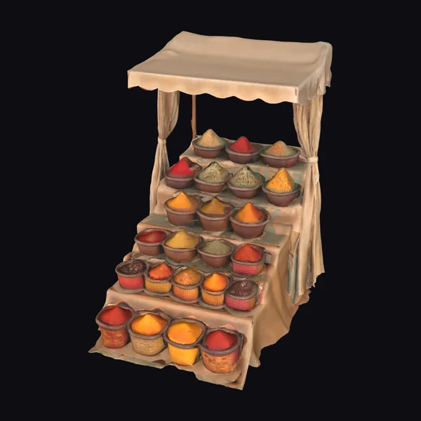 Spice Market Stall Display