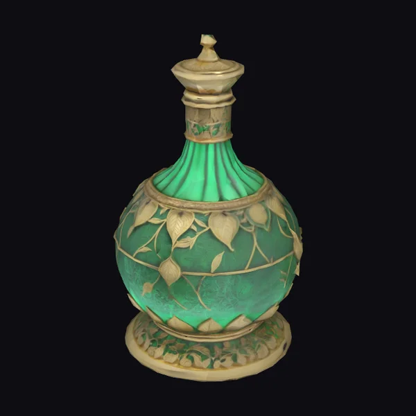 Emerald Elixir Vessel