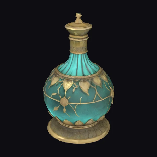 Emerald Elixir Vessel