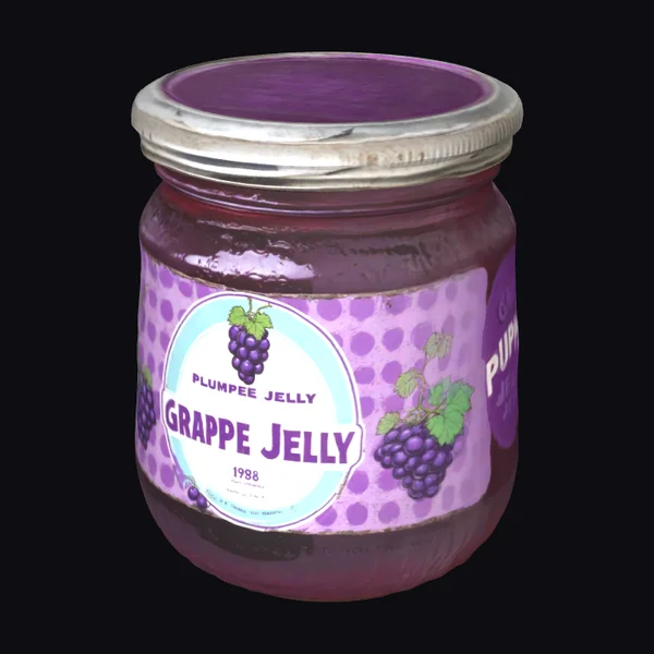 Vintage Grape Jelly Jar