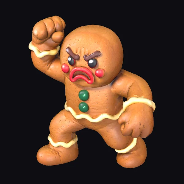 Angry Gingerbread Fighter