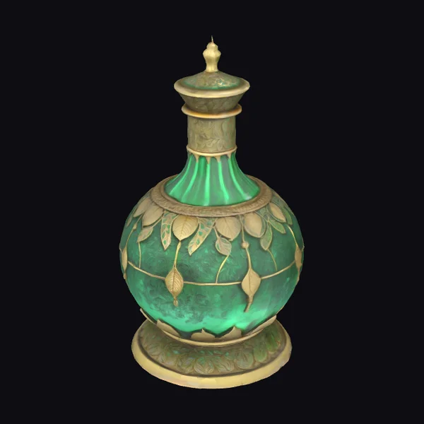 Emerald Elixir Vessel