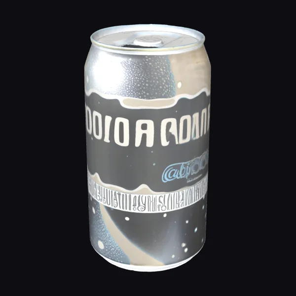 Soda Can with Label