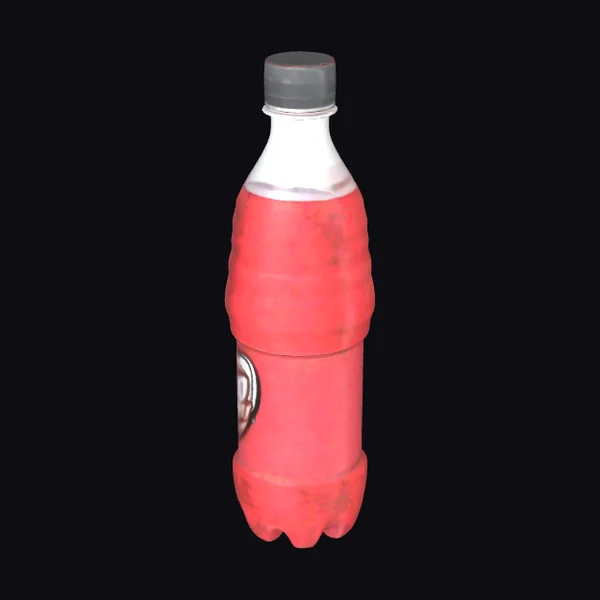 Red Flash Soda Bottle