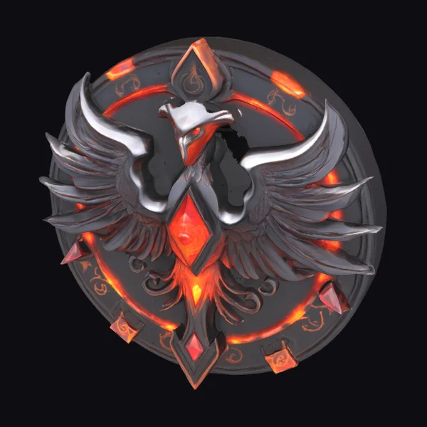 Glowing Phoenix Emblem