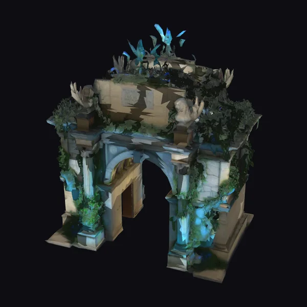 Ancient Triumphal Arch Ruins