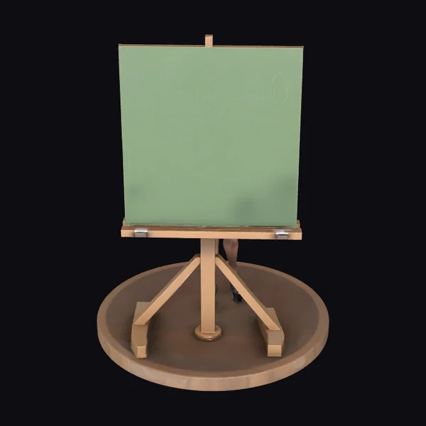 Green Chalkboard on Stand