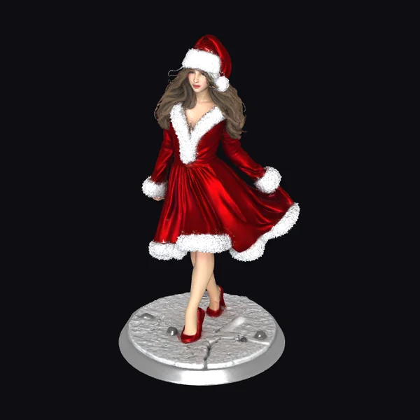 Santa Christmas Lady