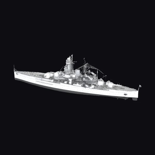Battleship Model Display