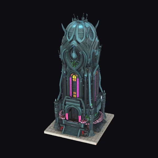 Cybergothic Tower Structure