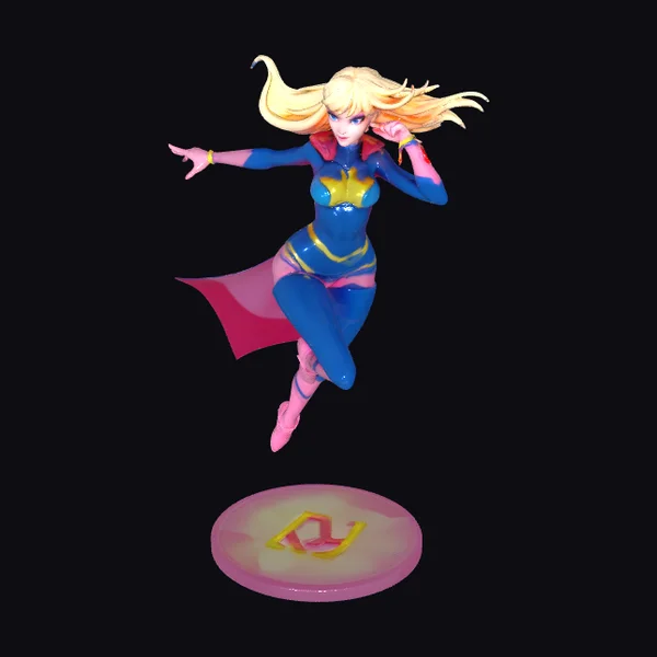 Anime Superhero Girl Action