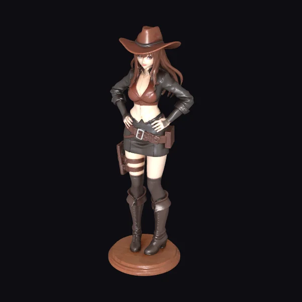 Anime Cowgirl Figure