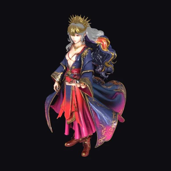 Anime Queen with Sword