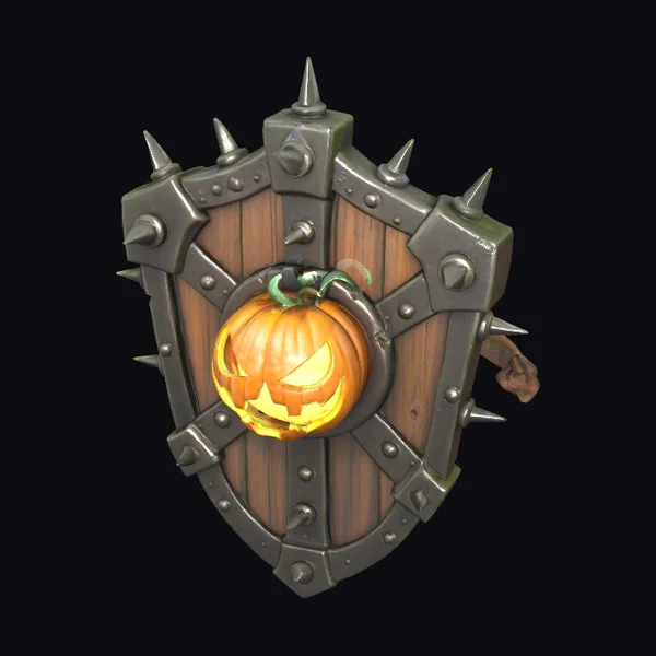 Spiked Pumpkin Shield