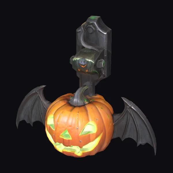 Bat Wing Pumpkin Lantern