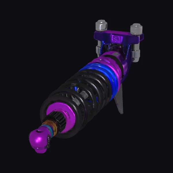 Purple Coilover Shock Absorber