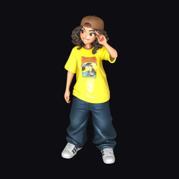 Anime Style Cholo Character