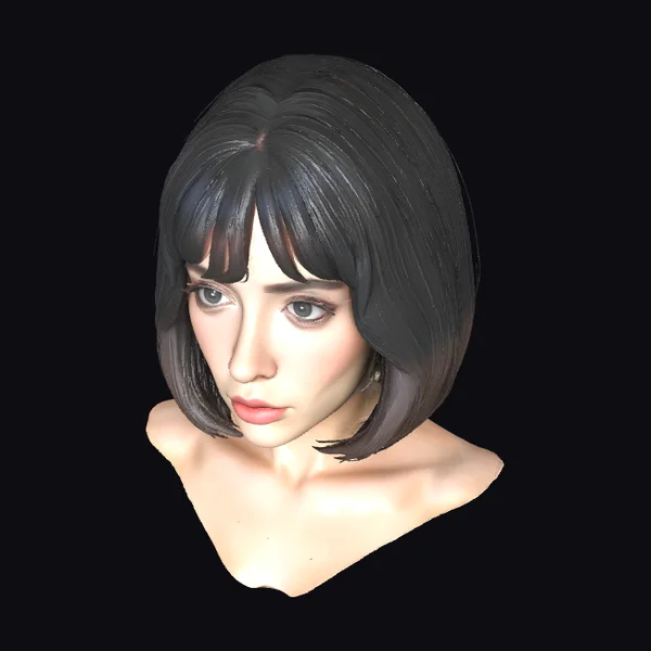 Woman with Short Hair