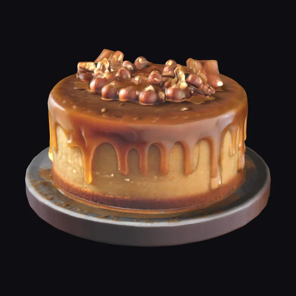 Caramel Hazelnut Cake