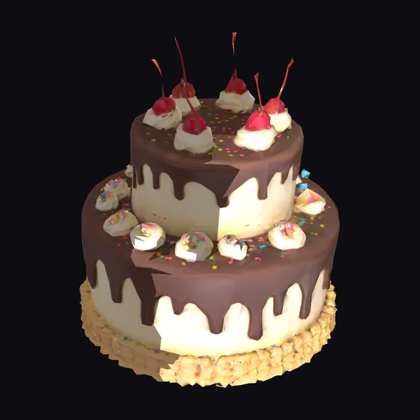 Two-Layer Birthday Cake