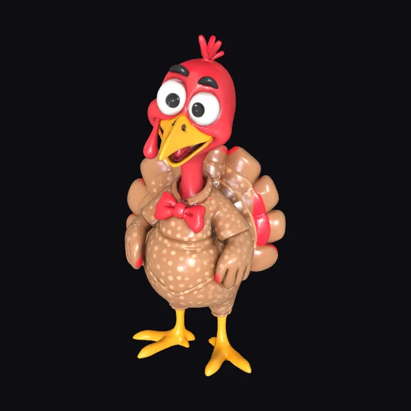 Cartoon Turkey Balloon