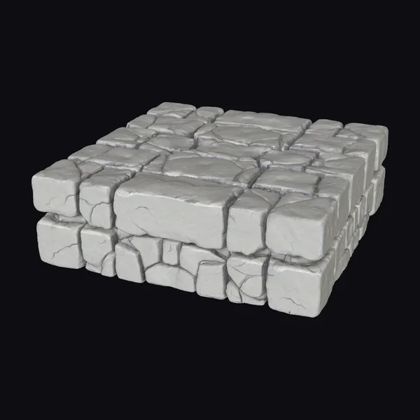 Gray Rock Cliff Tile