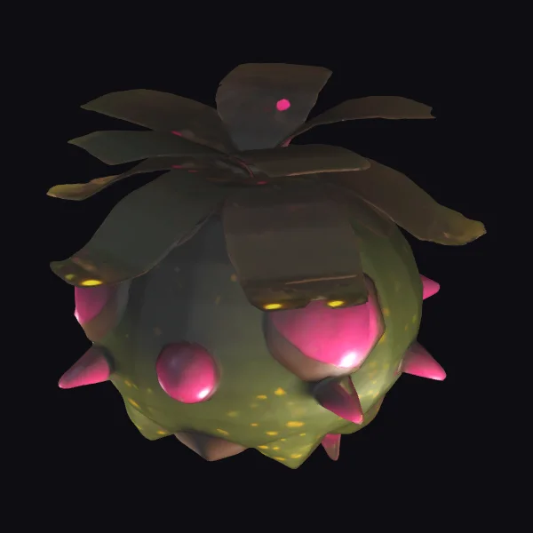 Spiky Green Seed Pod