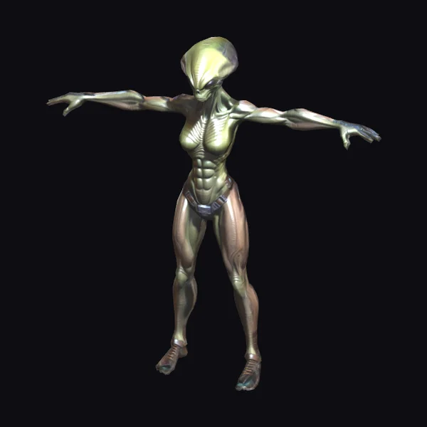 Alien Female Warrior