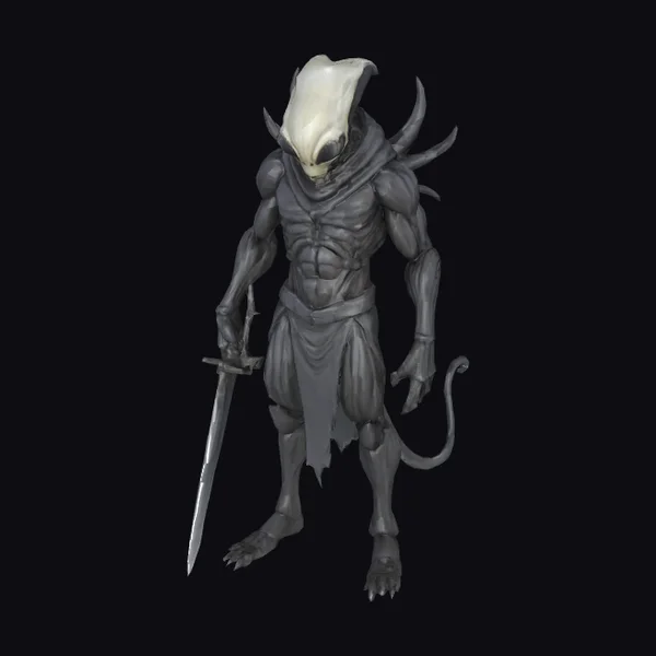 Alien Warrior with Sword