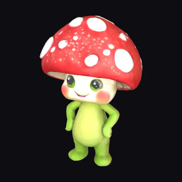 Mushroom Boy Character