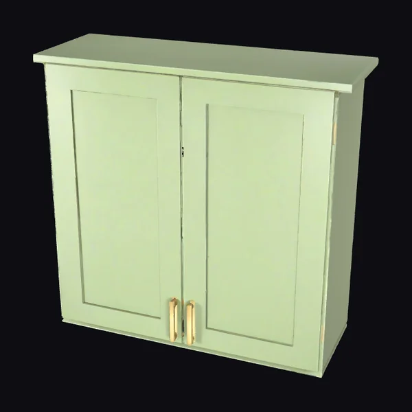Green Shaker Cabinet