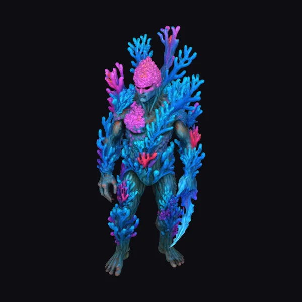 Coral Humanoid Fighter