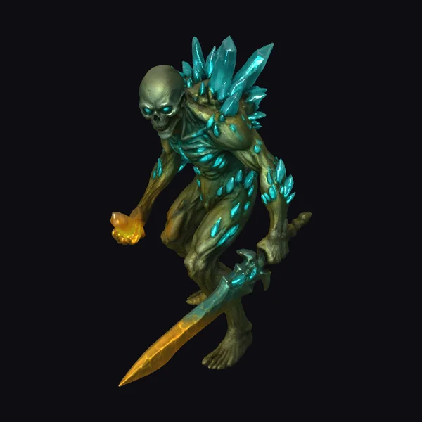 Crystal Skeleton Warrior