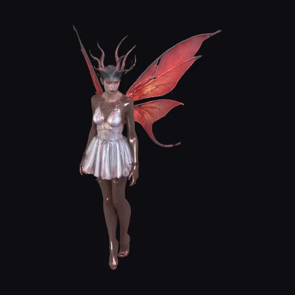 Demonic Fairy with Wings